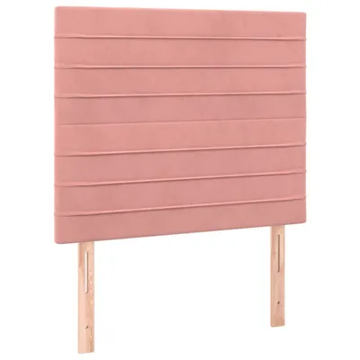 Zdjęcie produktu dla VidaXL 3116507, Różowy, Poliester, Drewno, 800 mm, 118 cm, 128 cm, 50 mm
