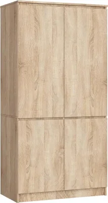 Immagine prodotto di Armadio a quattro ante 90 cm LOTA - rovere sonoma