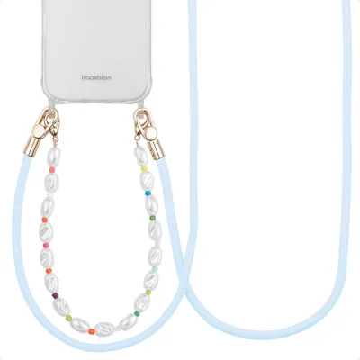 Image de imoshion Set de cordons téléphoniques colorés avec perles - Bleu clair
