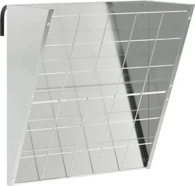 Zdjęcie produktu dla vidaXL Wiszący podajnik siana srebrny 61 x 33 x 66 cm