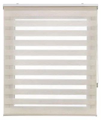 Doppelrollo Tag und Nacht, Leinenoptik, 170x250 cm, Polyester