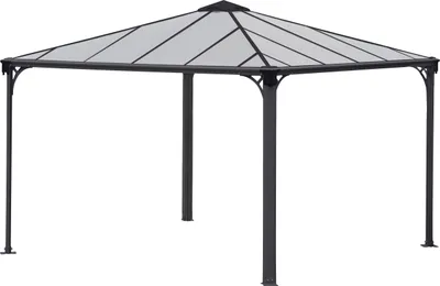 Image de Gazébo tonnelle 13m² gris anthracite - Palram - 702780 - palermo 3600