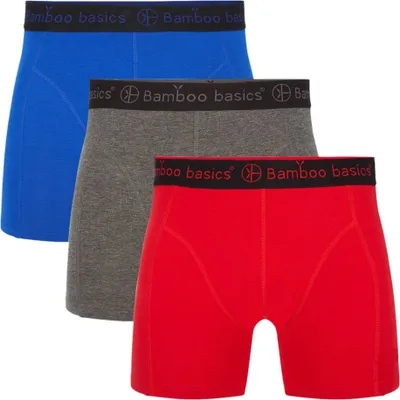 Produktbild von Bamboo Basics 3er Pack Rico Retro Short / Pant Weiches Material mit Viskose, Feuchtigkeitsabsorbierend und atmungaktiv, Mit Logo-Bundgummi und etwas längerem Bein