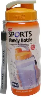 Obrázok produktu pre Plastová fľaša na pitie 500 ml - oranžová