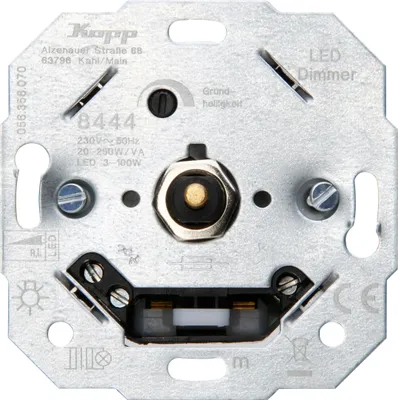 Productafbeelding van LED-dimmer drukschakelaar 3-100 W voor dimbare lampen