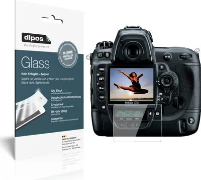 Zdjęcie produktu dla 1x folia ochronna do Nikon D3S - folia antywstrząsowa 9H z plastikowego szkła dipos Glass