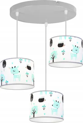 Produktbild von Loft Deckenhängelampe Für Kinder, Led-Lampenschirm