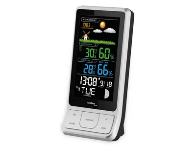 Produktbild von Technoline WS 6441, Silber, Innen-Hygrometer, Innen-Thermometer, Außen-Hygrometer, Außen-Thermometer, Hygrometer, Thermometer, Hygrometer, Thermometer, 20 - 99%, 20 - 99%