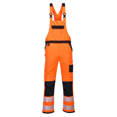 Produktbild von Portwest PW344 PW3 Warnschutz-Latzhose Orange/Black Gr. S