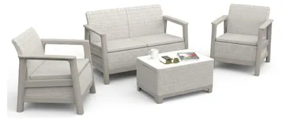 Immagine prodotto di Grafton - set Salotto da Esterno, Beige, 4 Posti