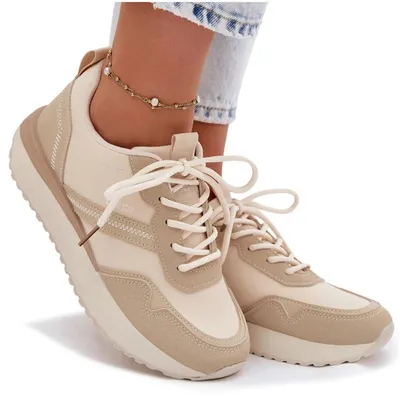 Produktbild von Damen Sneakers Mit Plattform Big Star TT274278 Beige 38