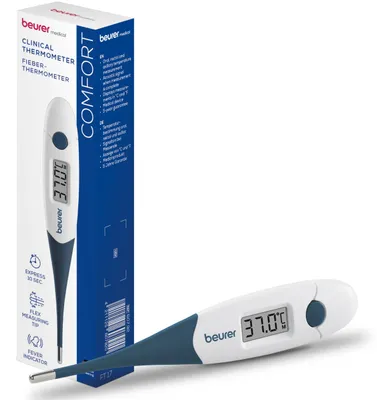 Image de Thermomètre numérique Beurer FT 17, thermomètre avec pointe de mesure flexible