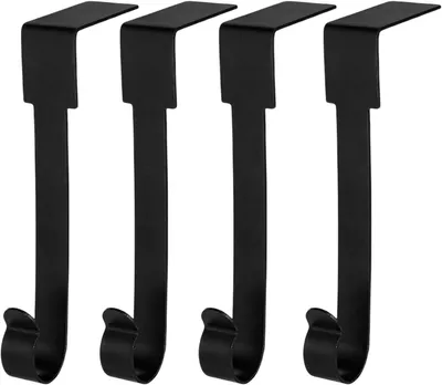 Productafbeelding van Kerstkousenhouder hanger - Set van 4 - Metalen haken voor het ophangen van kerstkousen