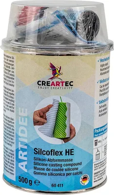 Produktbild von 139,60 € / 1 kg Silikon-Kautschuk HE 500g
