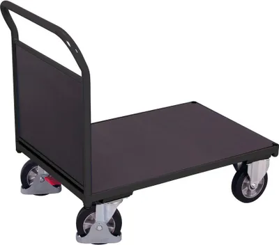Produktbild von VARIOfit Stirnwandwagen mit Siebdruckplatte 1000kg Tragkraft 1225x800mm Anthrazitgrau RAL 7016