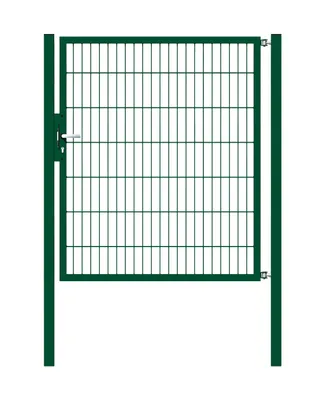 Image de Alberts 647230 Porte individuelle Flexo avec accessoires, vert, largeur 125 cm, hauteur 140 cm