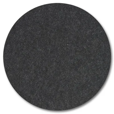 Image de Tapis de table en feutre, Ø 38 cm, anthracite, ZELLER