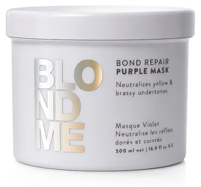 Obrázek produktu pro Schwarzkopf Blondme, 500 ml, Ženy, Purpurová, Oprava, Lotion/Rinçage de colorant:Aqua (Water, Eau), Cetearyl Alcohol, Isopropyl Myristate,..., 1 kusů