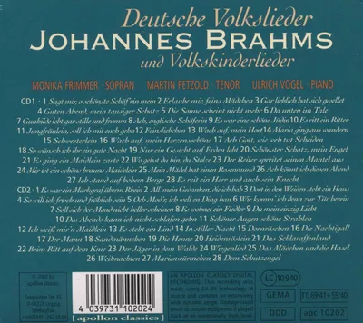 Produktbild von Deutsche Volkslieder