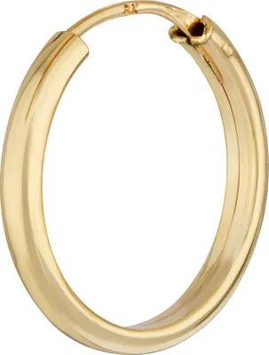 Produktbild von NKlaus Einzel Creole 333 Gelb Gold 8 Karat 14mm Herren Goldohrring Rund Ohrschmuck 14390
