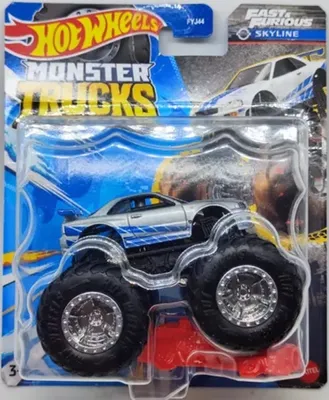 Produktbild von Nissan Skyline Fast & Furious Monster Trucks 1:64 Auto Hot Wheels 9 cm Mattel