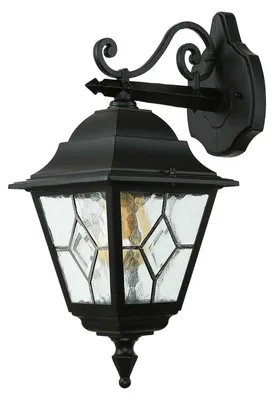 Immagine prodotto di Lampada da parete per esterni giardino terrazza IP43 nero E27 vetro metallo rustico luce esterna parete