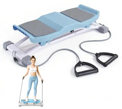 Productafbeelding van Stepper met weerstandsbanden, fitnessapparaat voor thuisgebruik, compact, trainingsapparaat