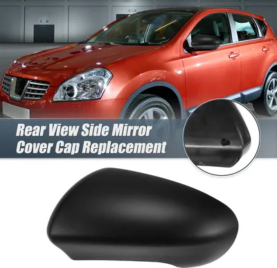 Image de Coque De Remplacement Pour Rétroviseur Extérieur Gauche De Voiture, Couleur Noir Mat, Pour Nissan Qashqai J10 2007-2014, Accessoire De Décoration Extérieure Pour Rétroviseur