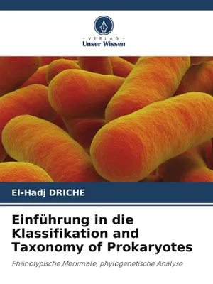 Produktbild von Einführung in die Klassifikation and Taxonomy of Prokaryotes