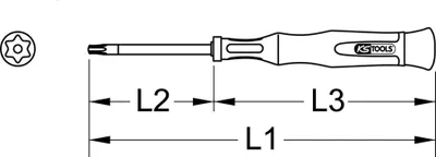 Produktbild von KS TOOLS Schraubendreher Steckschlüssel Schraubendreher 500.7152