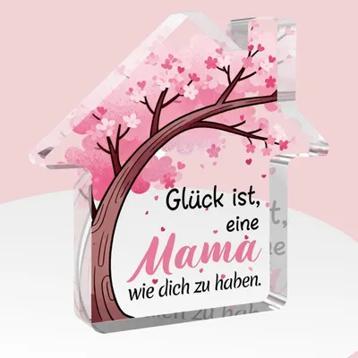 Zdjęcie produktu dla Akrylowe serce dekoracyjne z różą, 10x10 cm, idealne jako prezent na urodziny dla mamy, na Dzień Matki lub jako prezent świąteczny