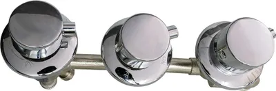 Produktbild von Thermostat-Armatur 3 Regler mit 4 fach Umschalter für Whirlpool und Wannen