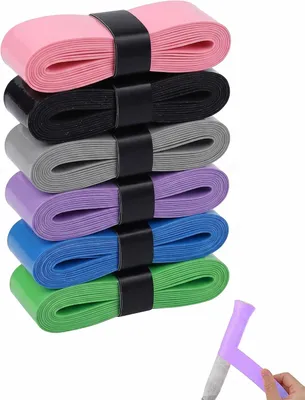 Image de Overgrip pour raquette de tennis, antidérapant, en matériau PU, pour tennis et padel