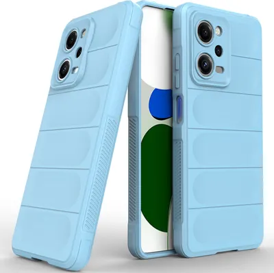 Produktbild von Redmi Note 12 Pro 5G Hülle, Weich TPU Silikon Stossfest Anti-rutsch Schutzhülle für Xiaomi Redmi Note 12 Pro 5G Blau