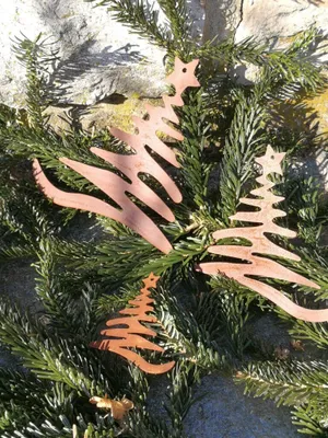 Produktbild von Edelrost Christbaumschmuck Weihnachtsbaum, 3 Größen Weihnachtsbaum - groß