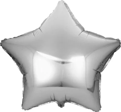 Immagine prodotto di Stella di palloncini in foil, argento, circa 45 cm