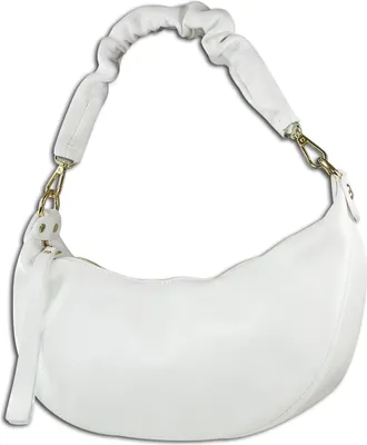 Image de Toscanto Sac en cuir Sac à bandoulière Sac de ville blanc OTT830UW