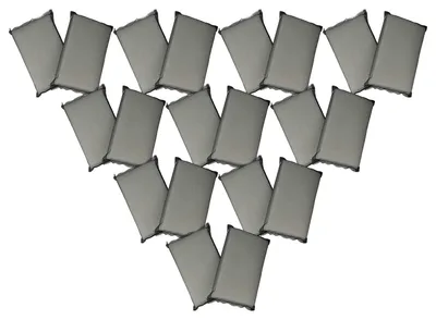 Produktbild von vhbw 20x Filterpad kompatibel mit Zodiac Tornax OT3240, OT2100, OT3200 Poolsauger, Poolroboter - Feinfilter, 25 x 16 x 10 cm