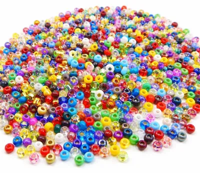Productafbeelding van Elzusha - 9000 Stuks 2mm Glazen Rocailles Kralen - Diverse Kleuren voor Sieraden en Knutselen