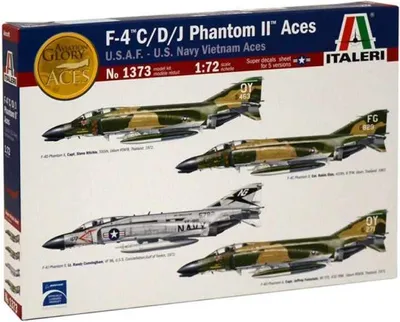 Produktbild von Italeri 1373 1:72 F-4 C/D/J Phantom Aces, Fahrzeug