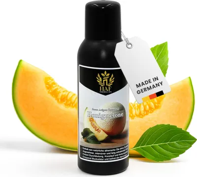 Produktbild von HAF Saunaaufguss Honigmelone 250 ml - Sauna Aufgussmittel - Saunaduft mit natürlichen ätherischen Ölen für intensiven & langhaltenden Duft