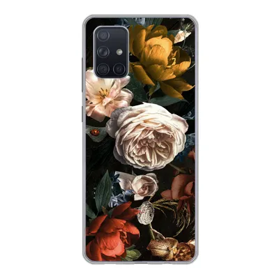 Produktbild von MuchoWow® Handyhülle Schutzhülle Hülle für Samsung Galaxy A51 Blumen - Natur - Muster Silikon Softcase Handy Hülle - Schutzabdeckung