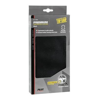 Immagine prodotto di Coprivolante in pelle premium traforata con kit di installazione fai da te