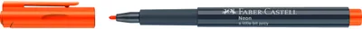 Obrázok produktu pre Faber-Castell 160815 FABER-CASTELL Neónový popisovač, oranžový