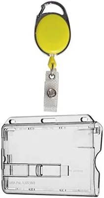 Produktbild von Ausweisset Ausweisjojo Jojo GELB Zipper Kartenhülle Ausweishülle TRANSPARENTER Ausschieber