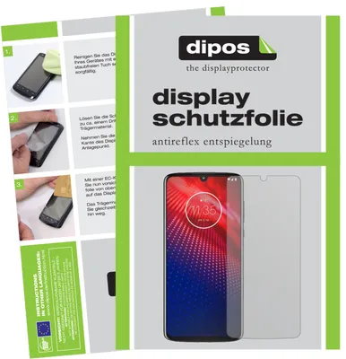 Zdjęcie produktu dla 2x folia ochronna do Motorola Moto Z4 matt screen protector folia ochronna wyświetlacza dipos