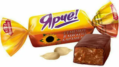 Produktbild von russisches Konfekt Yarche Sonnenblumenkerne & Karamell 1kg