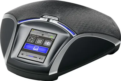 Produktbild von Konftel 55Wx, IP-Konferenztelefon, Mittlerer Raum, 30 m², Tasten, Berührung, Schwarz, LCD