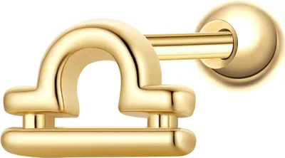 Produktbild von Piercing Sterling Silber gelbgold