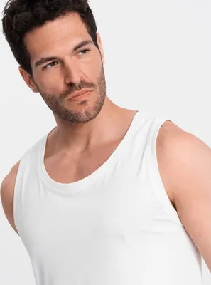 Zdjęcie produktu dla Ombre Clothing Męski podkoszulek Ebonragon biały XL